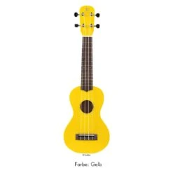 LALUU Bunte Ukulele Für Kinder 16 LALUU Bunte Ukulele Für Kinder -Kinder Spaß Verkaufsgeschäft LALUU by Leho Ukulele Soprano Satin Color Series 05 Gelb