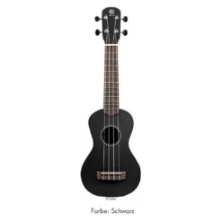 LALUU Bunte Ukulele Für Kinder 17 LALUU Bunte Ukulele Für Kinder -Kinder Spaß Verkaufsgeschäft LALUU by Leho Ukulele Soprano Satin Color Series 06 Schwarz