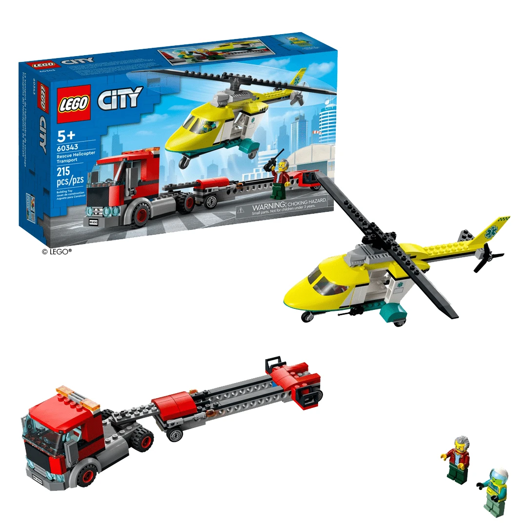 LEGO® City 60343 Hubschrauber-Transporter 1 LEGO® City 60343 Hubschrauber-Transporter