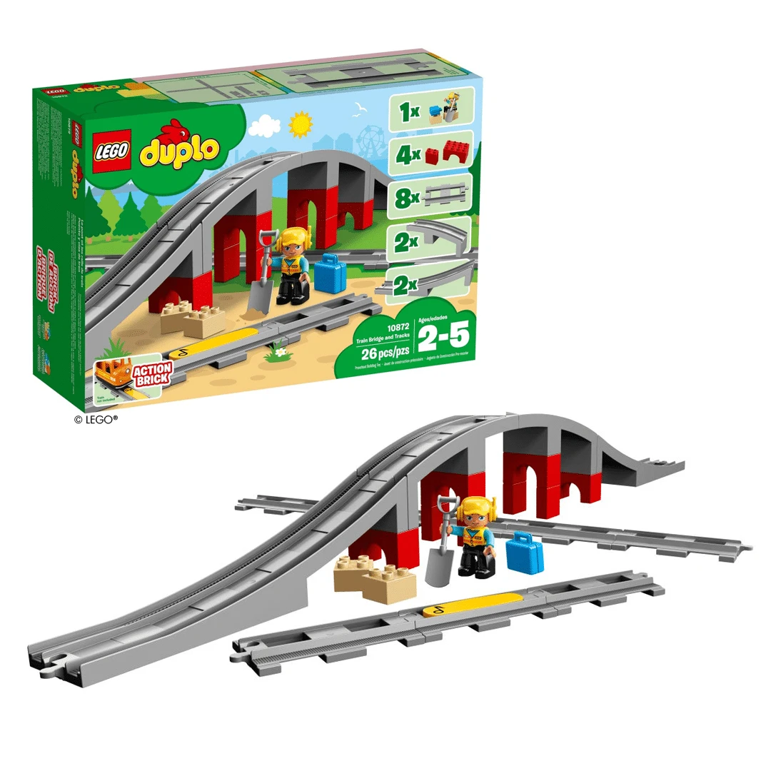 LEGO® DUPLO® 10872 Eisenbahn Brücke Und Schienen 1 LEGO® DUPLO® 10872 Eisenbahn Brücke Und Schienen