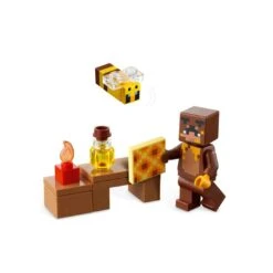 LEGO® 21241 Minecraft™ Das Bienenhäuschen -Kinder Spaß Verkaufsgeschäft LEGO Minecraft Baustein Set 21241 Das Bienenhaeuschen 04