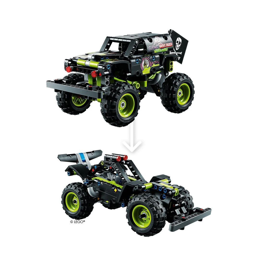 LEGO® Technic 42118 Monster Jam® Grave Digger® Mit Pull-Back 6 LEGO® Technic 42118 Monster Jam® Grave Digger® Mit Pull-Back – Bild 6