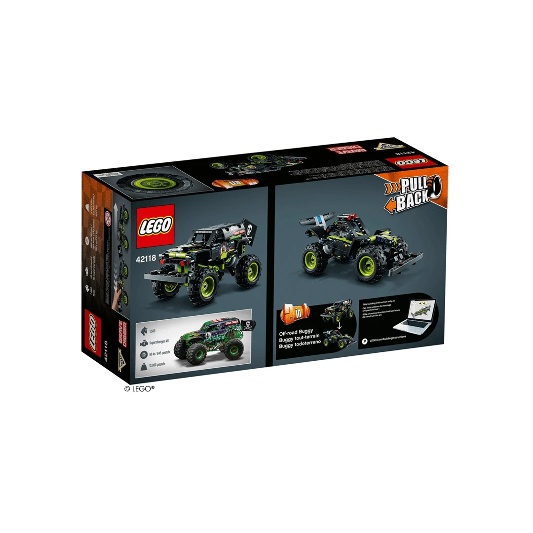 LEGO® Technic 42118 Monster Jam® Grave Digger® Mit Pull-Back 8 LEGO® Technic 42118 Monster Jam® Grave Digger® Mit Pull-Back – Bild 8