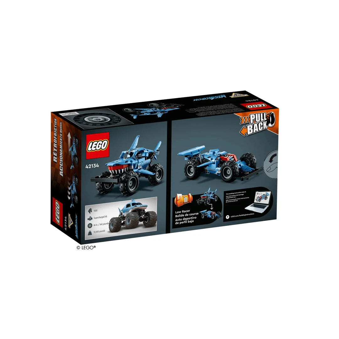 LEGO® Technic 42134 Monster Jam™ Megalodon™ Mit Pull-Back 5 LEGO® Technic 42134 Monster Jam™ Megalodon™ Mit Pull-Back – Bild 5