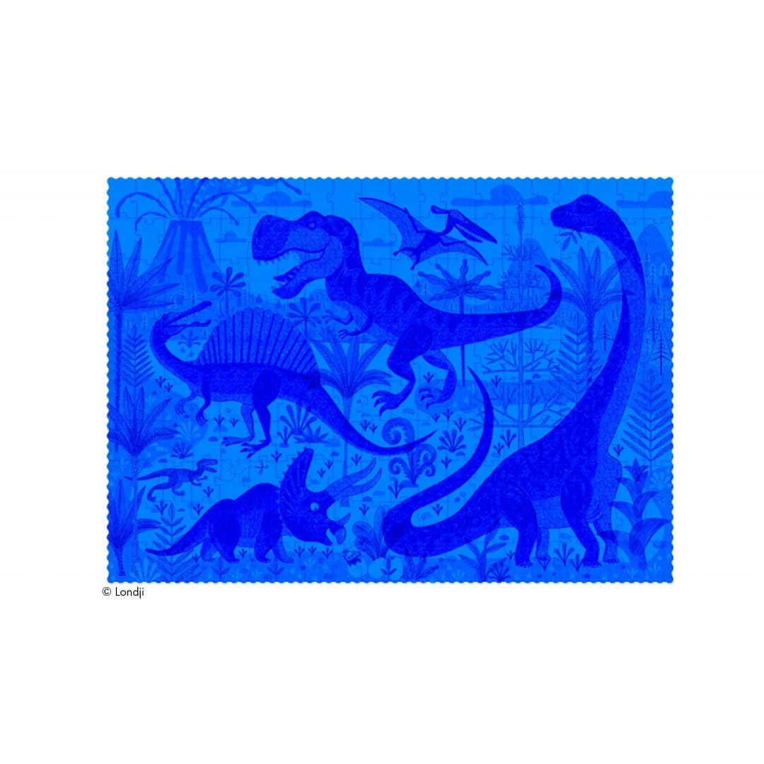 Londji Großes Entdecker-Puzzle Dinosaurier Mit 2 Bildebenen 200 Teile 4 Londji Großes Entdecker-Puzzle Dinosaurier Mit 2 Bildebenen 200 Teile – Bild 4