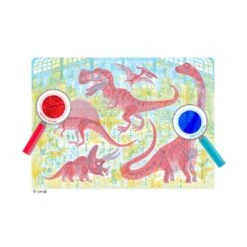 Londji Großes Entdecker-Puzzle Dinosaurier Mit 2 Bildebenen 200 Teile