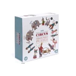Londji Rundes Bodenpuzzle Zirkus 36 Teile 6 Londji Rundes Bodenpuzzle Zirkus 36 Teile -Kinder Spaß Verkaufsgeschäft Londji Rundes Boden Puzzle Zirkus 02