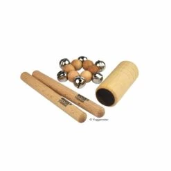 Mini-Percussion-Set Aus Holz Musik Für Kleine Premium