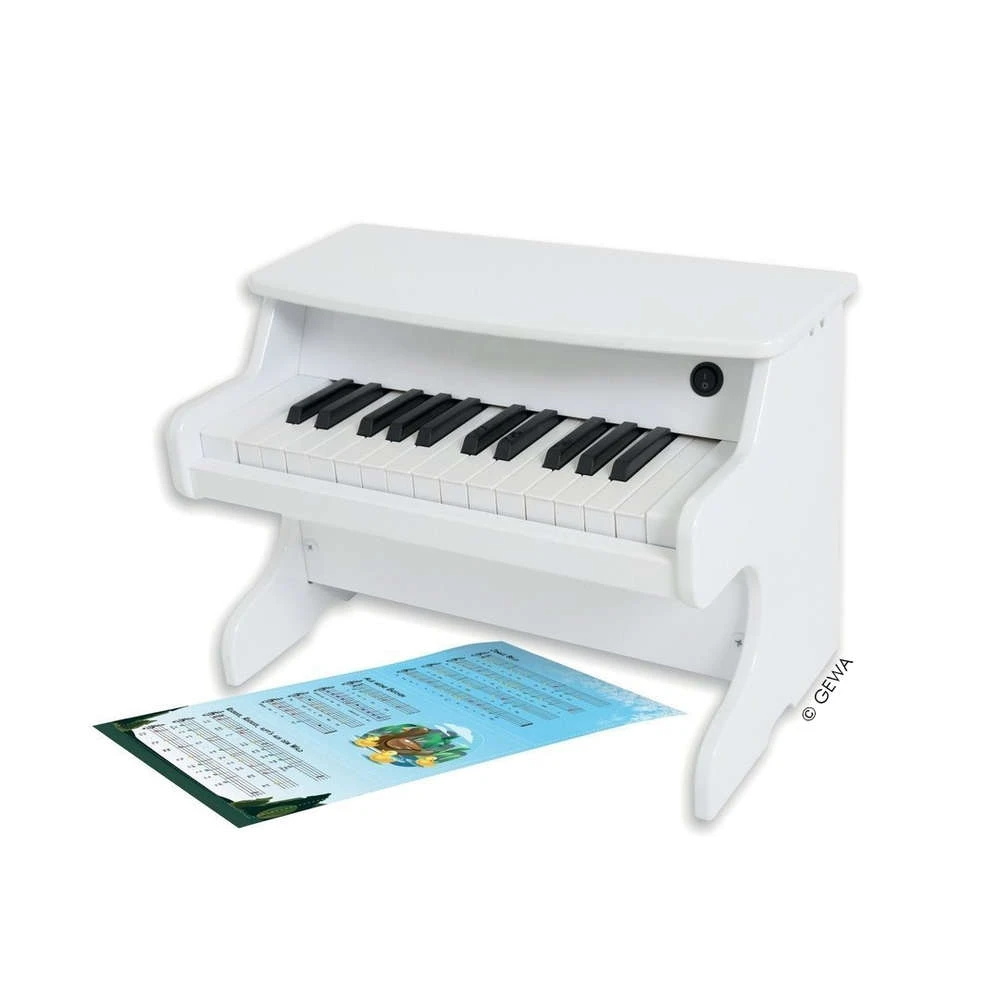 Mini-Piano Weiss 2 Oktaven 1 Mini-Piano Weiss 2 Oktaven