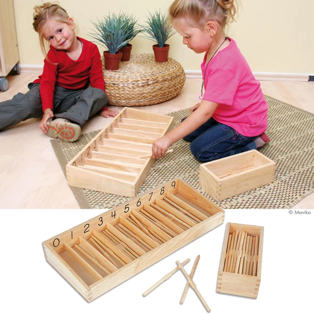 Montessori-Grundausstattung Mathematik Im Regalwagen 13 Montessori-Grundausstattung Mathematik Im Regalwagen – Bild 13