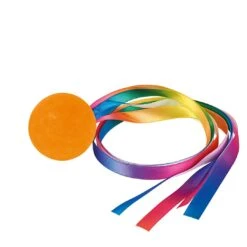 Moses Bunter Flatterflummi, Sortiert -Kinder Spaß Verkaufsgeschäft Moses Bunter Flatter Flummi mit Flatterband 03