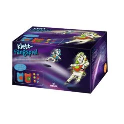 Moses Klett-Fangspiel -Kinder Spaß Verkaufsgeschäft Moses Buntes Klett Fangspiel mit Westen und Baellen 02