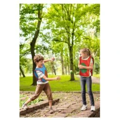 Moses Klett-Fangspiel -Kinder Spaß Verkaufsgeschäft Moses Buntes Klett Fangspiel mit Westen und Baellen 03