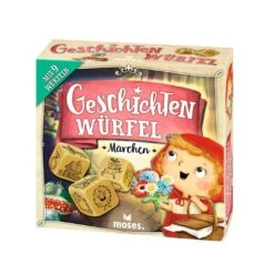 Moses Geschichtenwürfel Märchen -Kinder Spaß Verkaufsgeschäft Moses Geschichtenwuerfel Maerchen Kinderspiel Gesellschaftsspiel 02