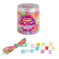 Moses Transparente Buchstabenperlen