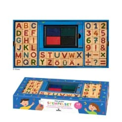 Mein Großes Stempelset Aus Holz, Von Moses