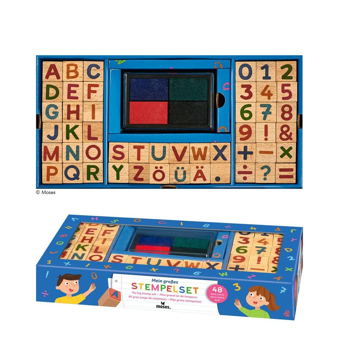 Mein Großes Stempelset Aus Holz, Von Moses 1 Mein Großes Stempelset Aus Holz, Von Moses