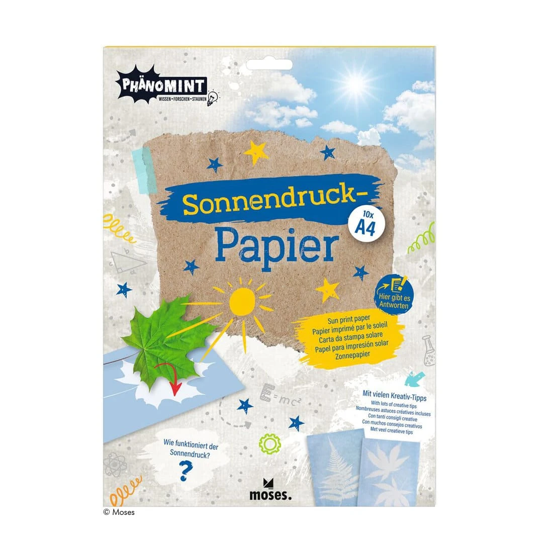 PhänoMINT Sonnendruck-Papier A4 Gross 1 PhänoMINT Sonnendruck-Papier A4 Gross
