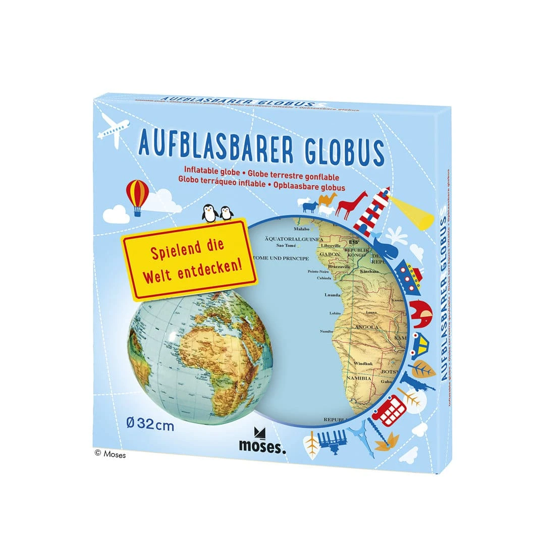 Globus-Wasserball Weltkarte, Von Moses 2 Globus-Wasserball Weltkarte, Von Moses – Bild 2