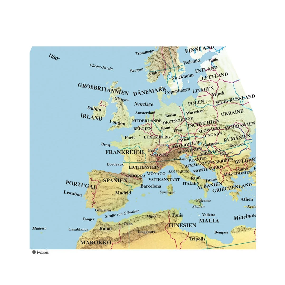Globus-Wasserball Weltkarte, Von Moses 3 Globus-Wasserball Weltkarte, Von Moses – Bild 3