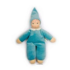 Nanchen Bio-Stoffpuppe Nani Mintfarben