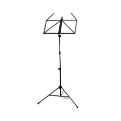 Notenständer Schwarz Mit Tasche Bis 102cm