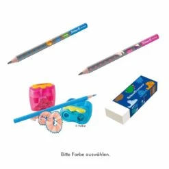 Pelikan Combino® Schreib-Set 3tlg. -Kinder Spaß Verkaufsgeschäft Pelikan Combino Schreibset Bleistift Anspitzer Radiergummi Schulanfang Einschulung 03