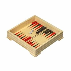 Kompakte Reise-Spielesammlung Aus Holz -Kinder Spaß Verkaufsgeschäft Philos kompakte Reise Spielesammlung aus Holz Brettspiele 03