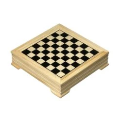 Kompakte Reise-Spielesammlung Aus Holz -Kinder Spaß Verkaufsgeschäft Philos kompakte Reise Spielesammlung aus Holz Brettspiele 04