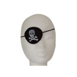 Piraten-Augenklappe Mit Totenkopf