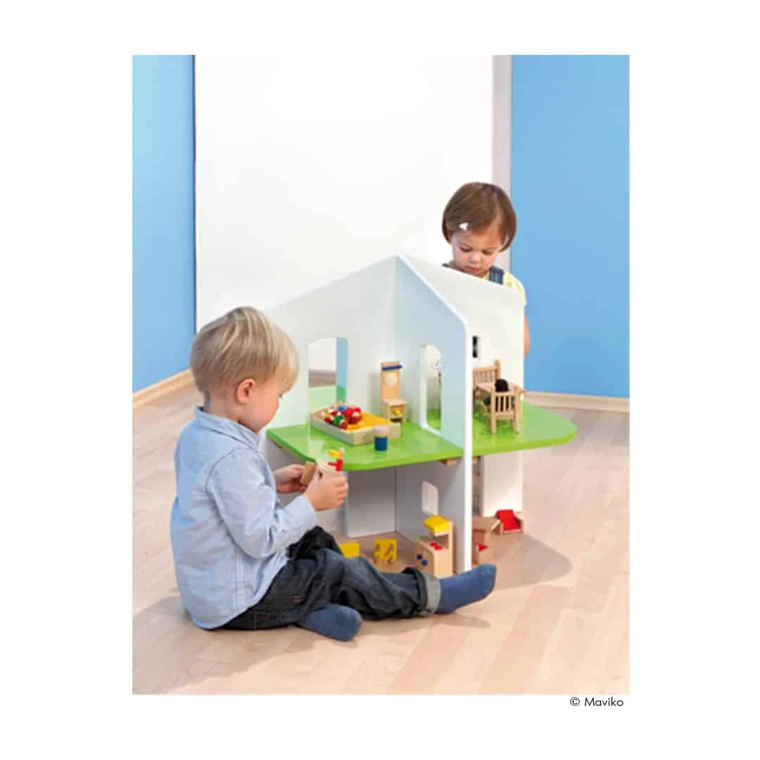 Großes Puppenhaus Mit Möbeln 2 Großes Puppenhaus Mit Möbeln – Bild 2