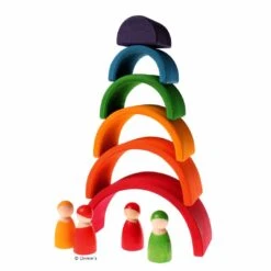 Grimms Regenbogen In Bunt 6-teilig 30 Grimms Regenbogen In Bunt 6-teilig -Kinder Spaß Verkaufsgeschäft Regenbogen Holzbausteine 05
