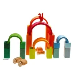 Grimms Regenbogen In Bunt 6-teilig 32 Grimms Regenbogen In Bunt 6-teilig -Kinder Spaß Verkaufsgeschäft Regenbogen Holzbausteine 07