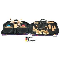Rohema Rhythmus-Tasche Mit 24 Musikinstrumenten -Kinder Spaß Verkaufsgeschäft Rhythmus Set mit Tasche Musikinstrumente fuer 24 Musiker 61567 made in Germany 02