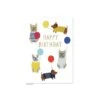 Geburtstagskarte Hunde Mit Luftballons