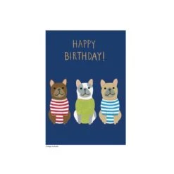Geburtstagskarte 3 Hunde