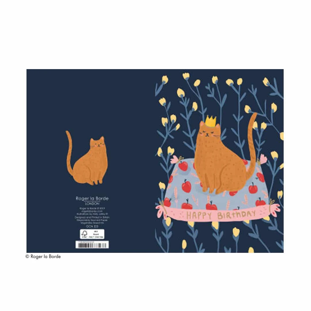 Geburtstagskarte Katzen-Königin 2 Geburtstagskarte Katzen-Königin – Bild 2