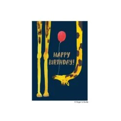 Geburtstagskarte Lustige Giraffe