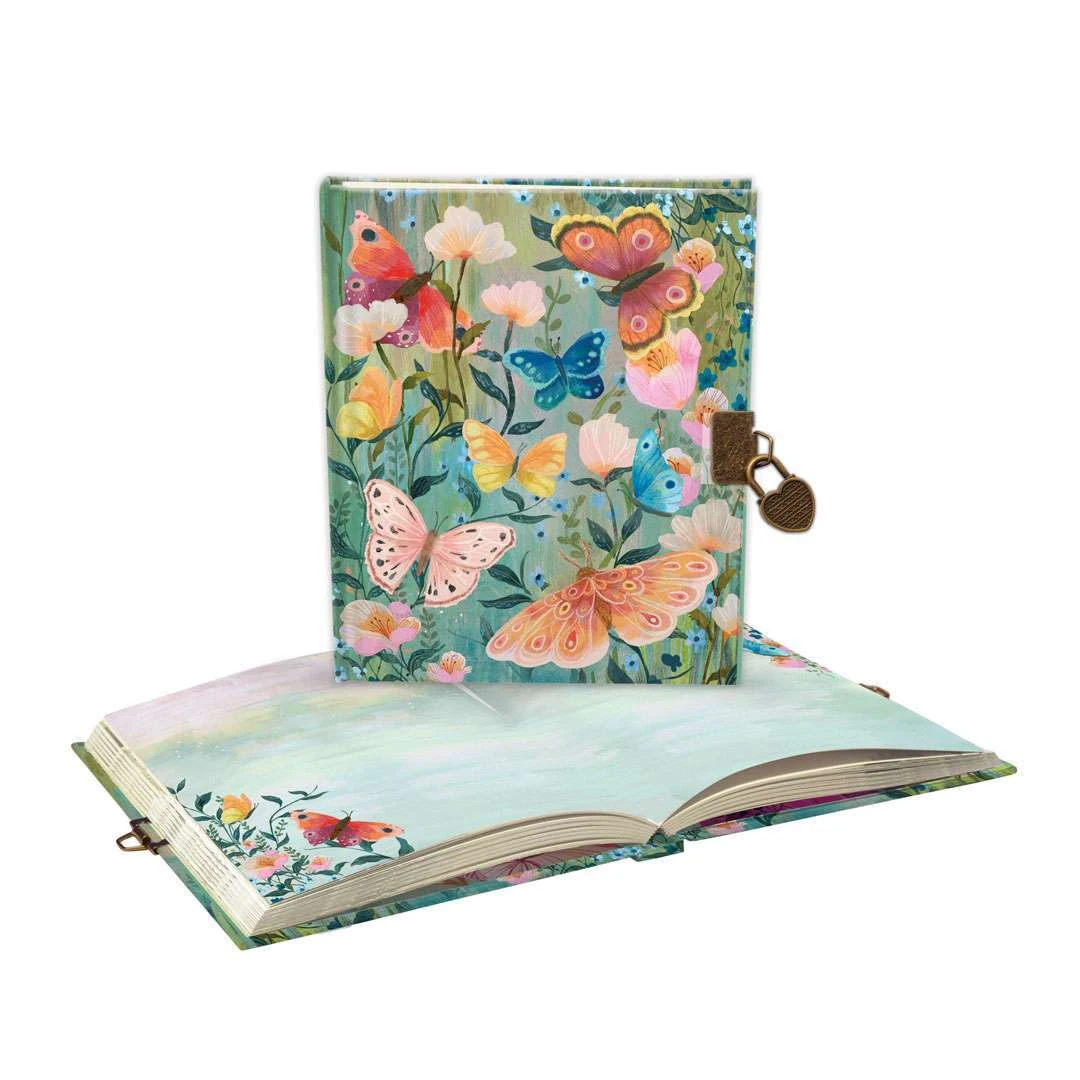 Tagebuch “Schmetterlinge” Mit Schloß 2 Tagebuch “Schmetterlinge” Mit Schloß – Bild 2