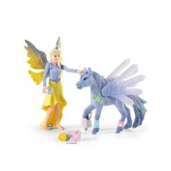 Schleich Elfen Magische Tierarzt-Blüte -Kinder Spaß Verkaufsgeschäft Schleich Bayala Magische Tierarzt Bluete mit Elfe und Pegasus 42523 04