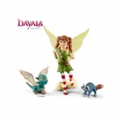 Schleich Elfe Marween Mit Drache Und Waschbär