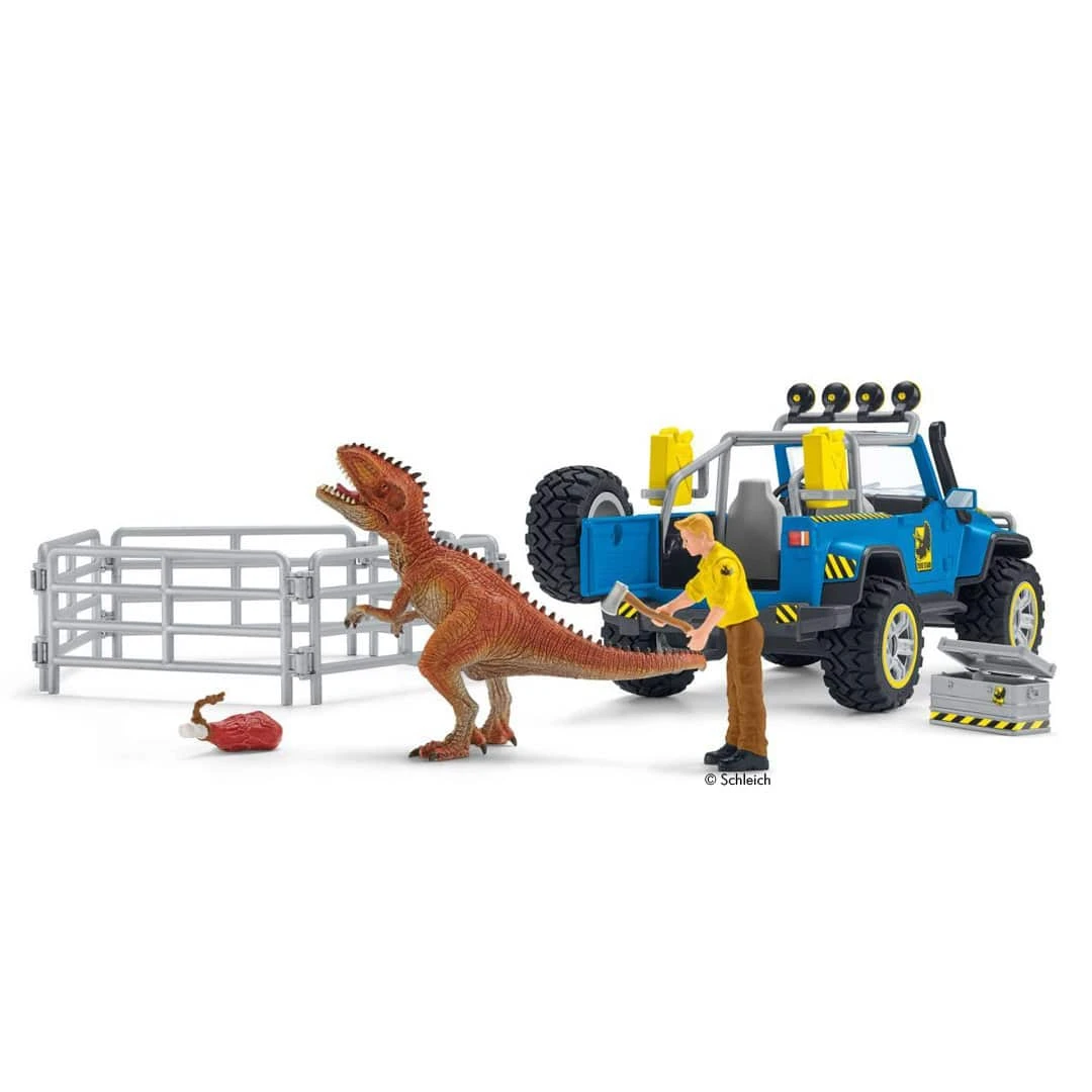 Schleich Dinosaurier Geländewagen Mit Dino-Außenposten 2 Schleich Dinosaurier Geländewagen Mit Dino-Außenposten – Bild 2