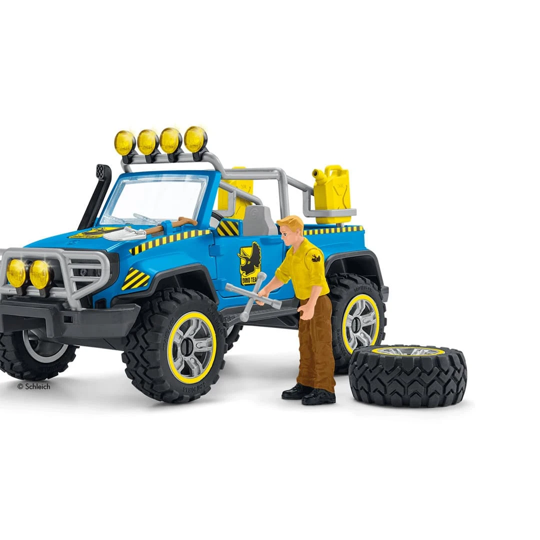 Schleich Dinosaurier Geländewagen Mit Dino-Außenposten 5 Schleich Dinosaurier Geländewagen Mit Dino-Außenposten – Bild 5