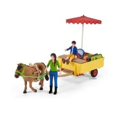 Schleich Farm World Mobiler Verkaufsstand 24 Schleich Farm World Mobiler Verkaufsstand -Kinder Spaß Verkaufsgeschäft Schleich Farm World 42528 Mobiler Verkaufsstand mit Pferd und Figuren 06