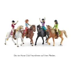 Schleich Hannah & Cayenne Reiterin Mit Pferd -Kinder Spaß Verkaufsgeschäft Schleich Horse Club Bewegliche Reiterinnen mit Pferden 2