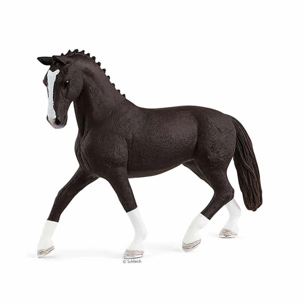 Schleich Pferd Hannoveraner Stute Rappe 1 Schleich Pferd Hannoveraner Stute Rappe