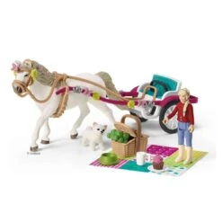Schleich Kutsche Für Pferdeshow 26 Schleich Kutsche Für Pferdeshow -Kinder Spaß Verkaufsgeschäft Schleich Horse Club Pferde Kutsche fuer Pferdeshow mit Figur Pony Hunde Welpen und Zubehoer 42467 12