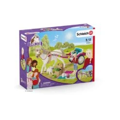 Schleich Kutsche Für Pferdeshow 27 Schleich Kutsche Für Pferdeshow -Kinder Spaß Verkaufsgeschäft Schleich Horse Club Pferde Kutsche fuer Pferdeshow mit Figur Pony Hunde Welpen und Zubehoer 42467 13