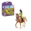 Schleich Sarah & Mystery Reiterin Mit Pferd