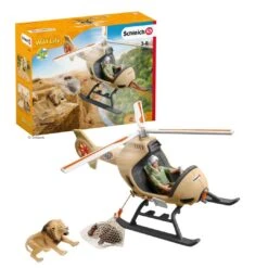 Schleich Wild Life Helikopter Tier-Rettung